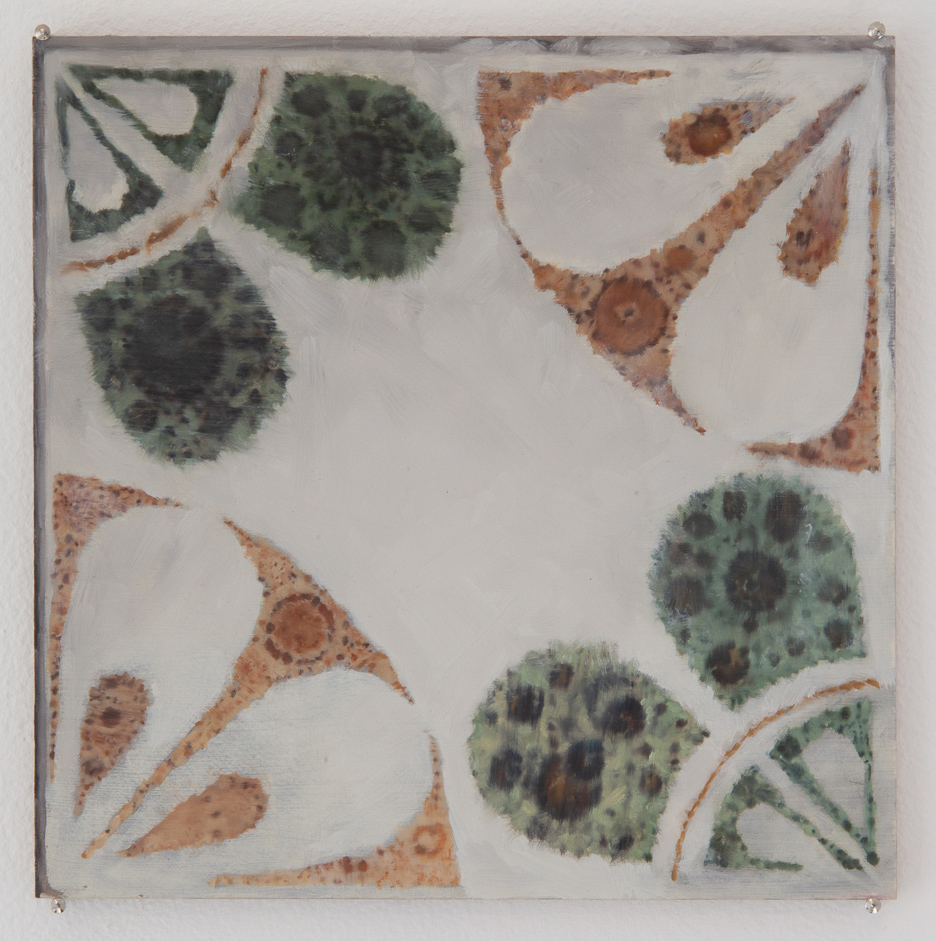 Tile 2018 Oil on board 20 x 20cm